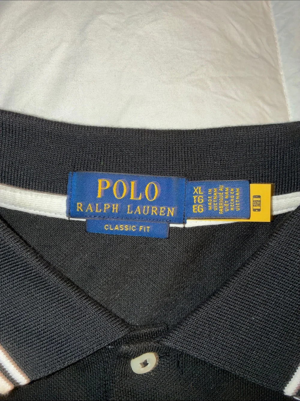Polo by Ralph Lauren Black Polo with UAE Chest Emblem